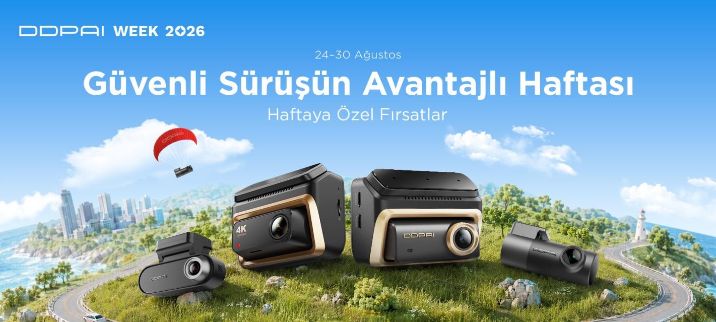 DDPAI Week İlk Kez Türkiye'de Başlıyor: Akıllı Araç Kameralarında Özel İndirimler ve Hediyeler