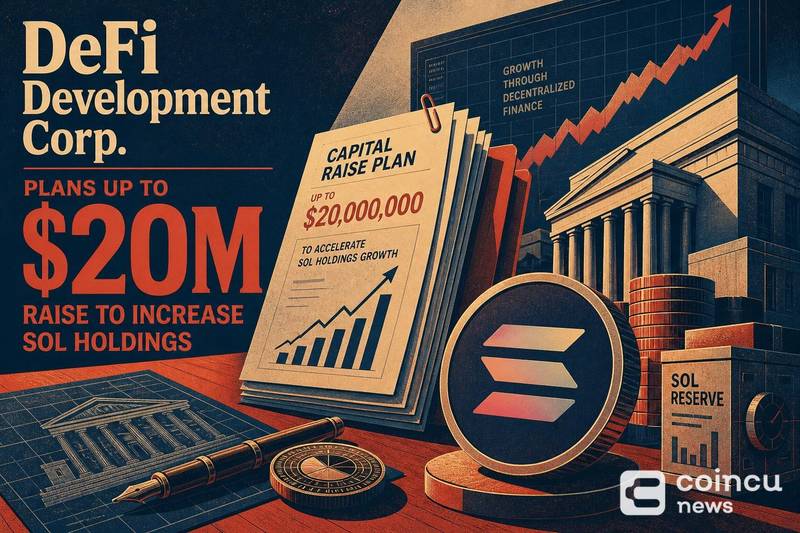 DeFi Development Corp. Plans Up to $20M Raise to Increase SOL Holdings