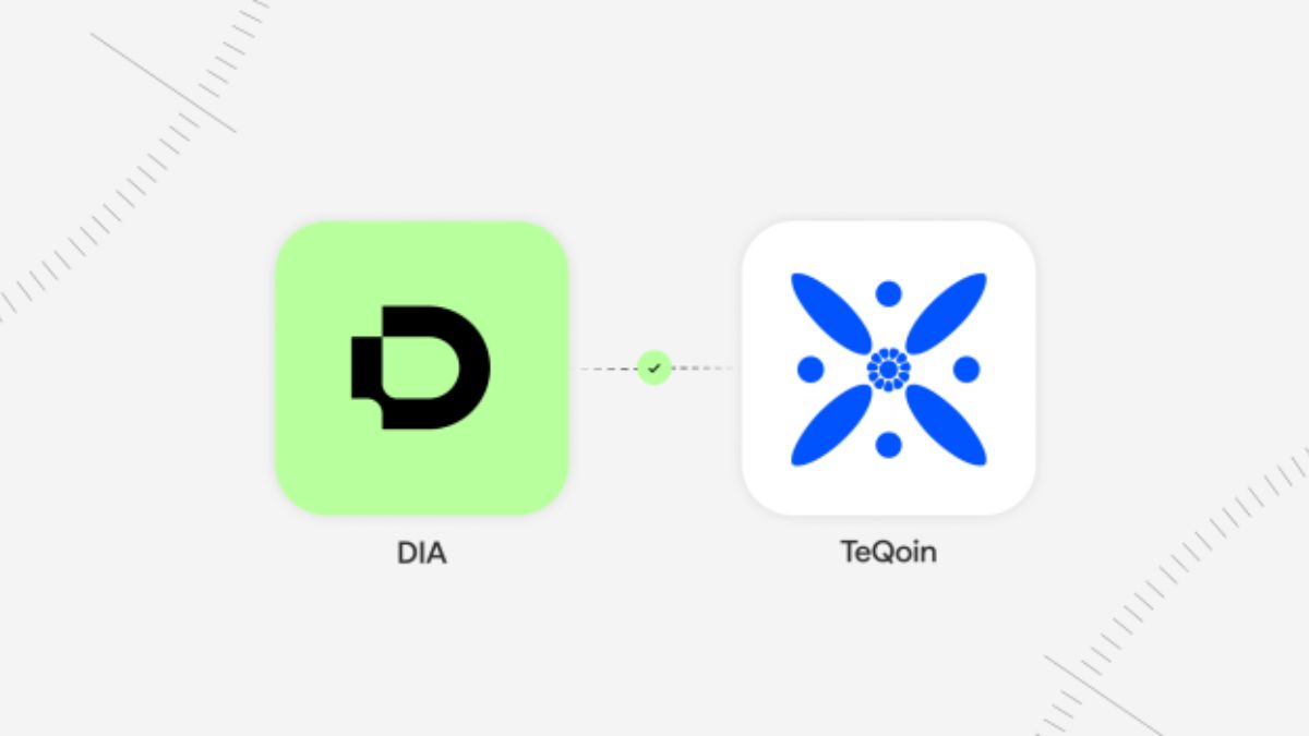 DIA Becomes the DeFi Oracle Layer Powering TeQoin's Zero‑Fee L2