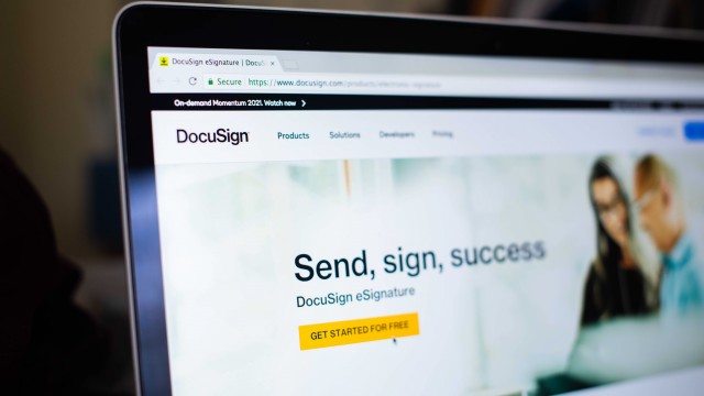 DocuSign chief says company wants to stay public after reports of private equity takeover interest