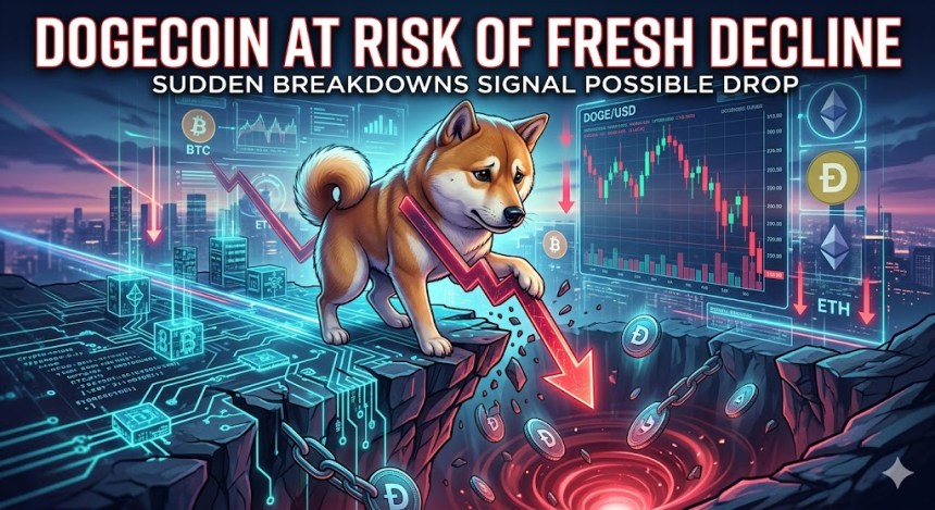 Dogecoin (DOGE) Under Pressure Again As Bears Eye Lower Levels
