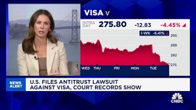 DOJ files antitrust lawsuit against Visa, court records show
