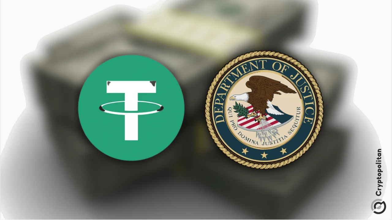 Article image for DOJ targets $327K in USDT while Tether's total freezes reach $4.2B