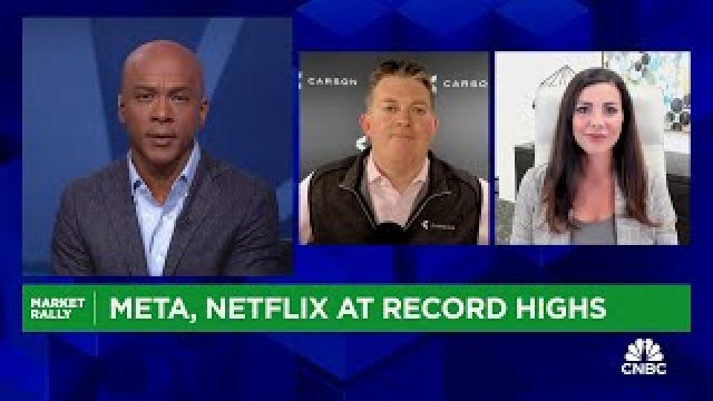 Dow and S&P 500 notch record closes, Meta and Netflix at record highs