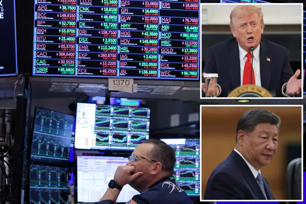 Dow plunges 500 points after Trump blasts ‘hostile' China, threatens ‘massive' tariffs