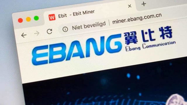 Ebang (EBON) Stock Rallies 20% After Nasdaq Delisting Warning