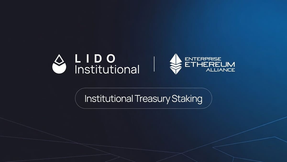 EEA Taps Lido to Unlock Liquid Staking for Institutional ETH Treasuries