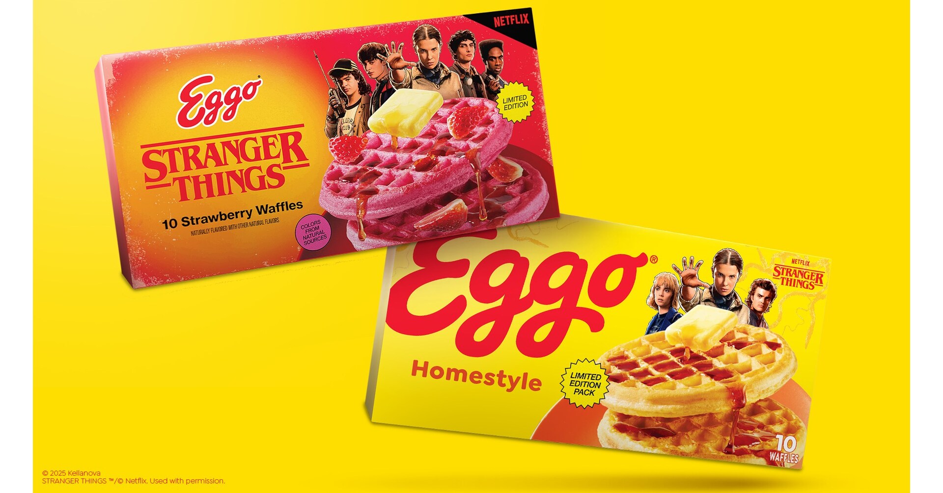 Eggo® Turns Breakfast Upside Down with Limited-Edition Stranger Things Strawberry Waffles