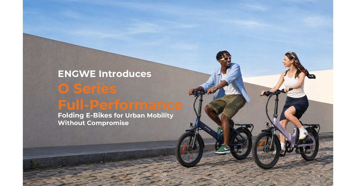 ENGWE presenta la Serie O de bicicletas eléctricas plegables de alto rendimiento