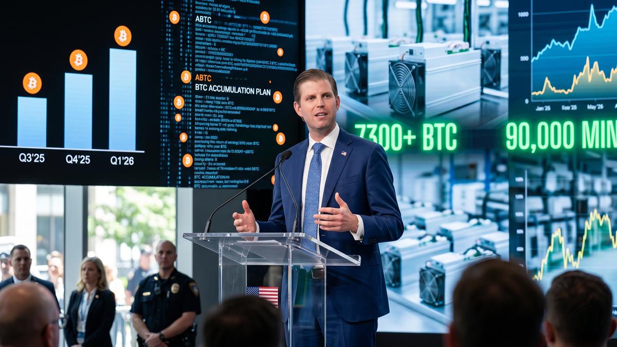 Eric Trump Reveals Ambitious Bitcoin Accumulation Plan to Challenge Strategy