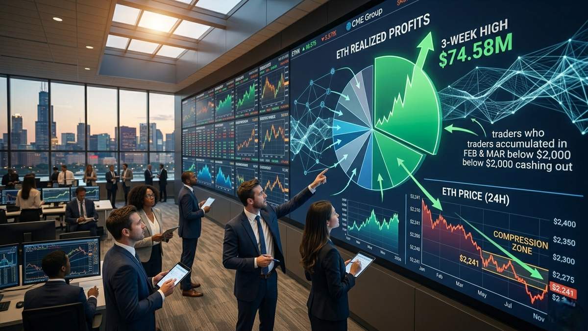 ETH Profit-Taking Climbs to 3-Week High Even as Prices Slide