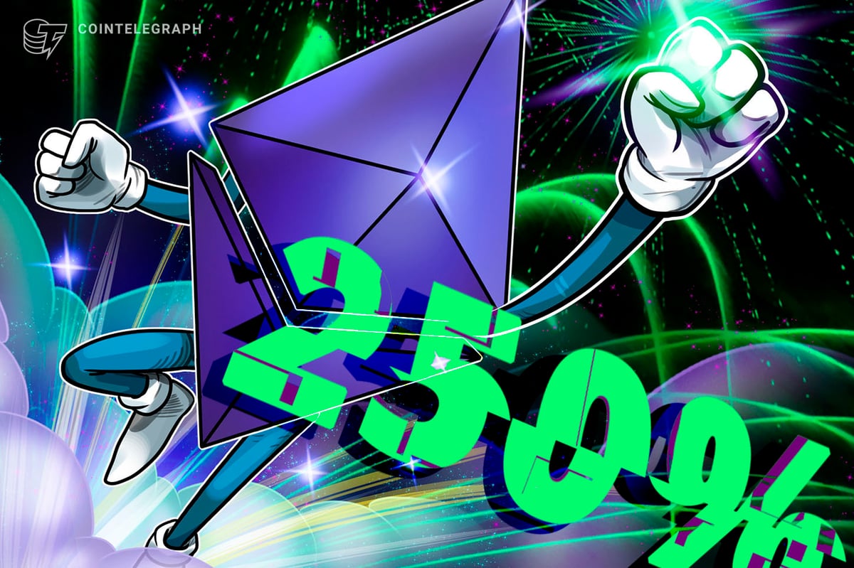 Ether replays 2025 fractal that sparked 250% ETH price rally