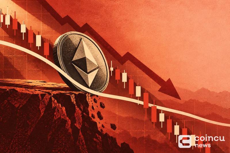 Ethereum Faces Selling Pressure as ETH Falls Below 50-Day SMA