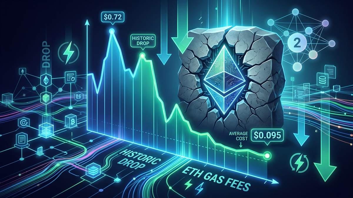 Ethereum Fees Plunge to Record Lows, Removing Huge Barrier for Users