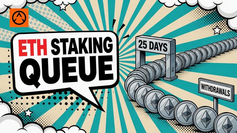 Ethereum Staking Queue Keeps 1.5 Million ETH Stuck for 25 Days