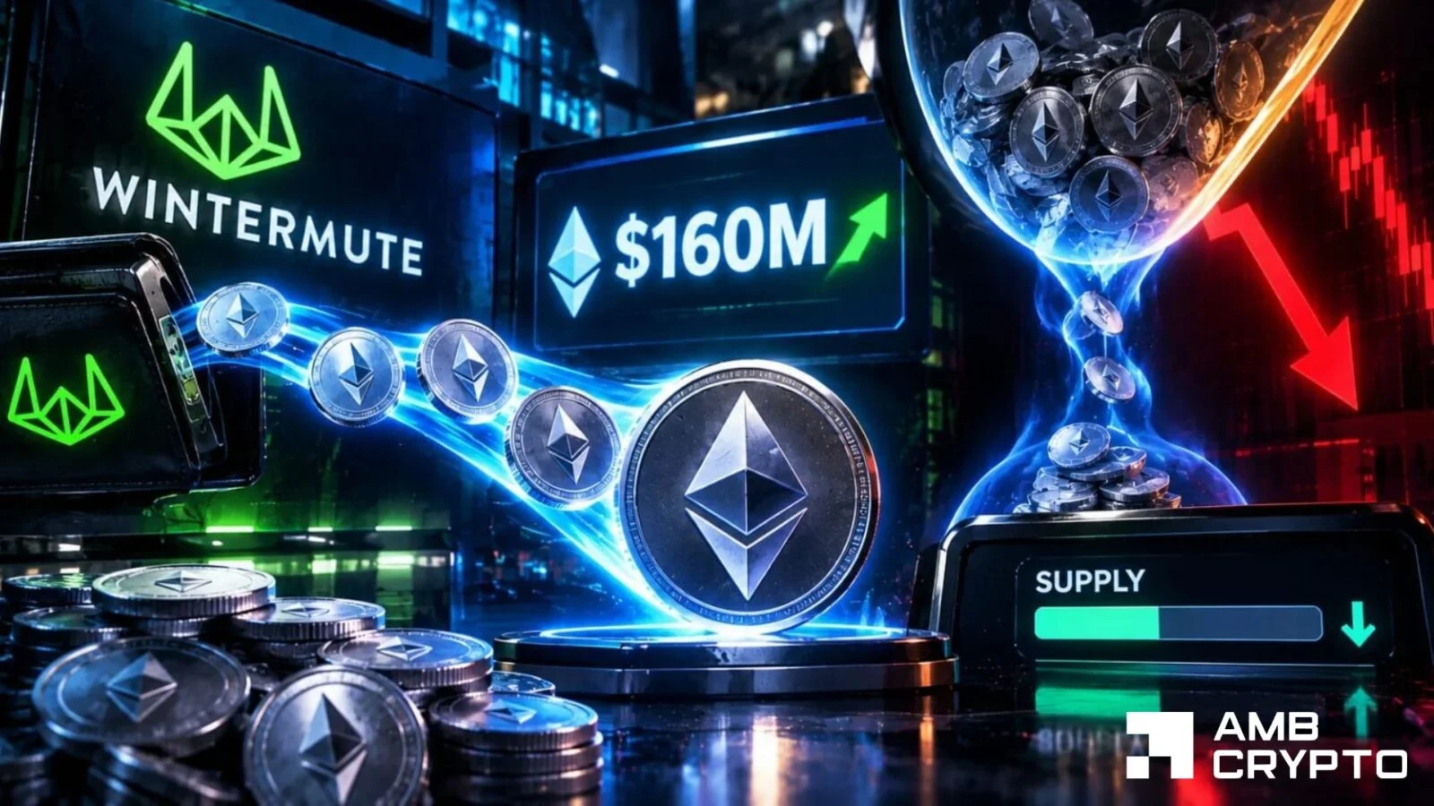 Ethereum volatility spikes after Wintermute's $160M deposit – ETH rebound possible IF
