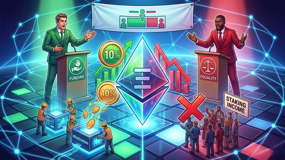 Ethereum's Proposed 10% Validator Levy Sparks Debate Over Ecosystem Funding