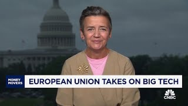 EU's Vestager on Apple, Google fines