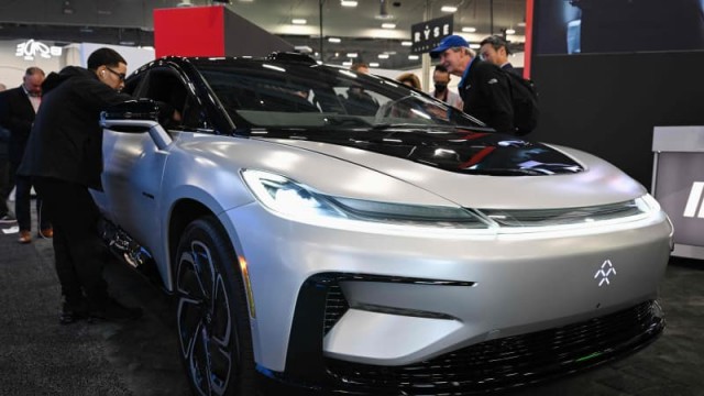 Faraday Future's stock plunges after reporting full-year results