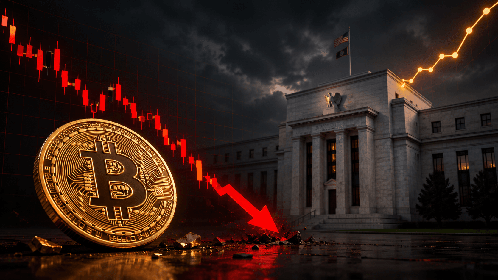 Fed Rate: Expectations Pressure Crypto as Bitcoin Risks Breaking Below $64,000