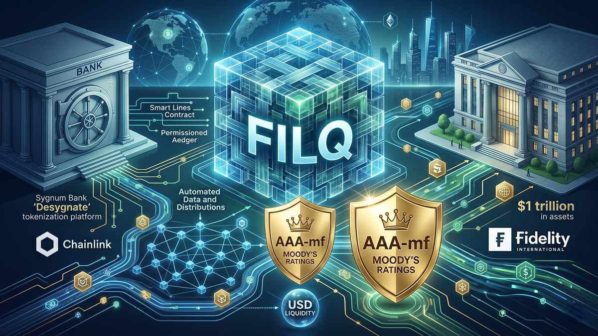 Fidelity International brings Moody's‑rated tokenized liquidity fund to Chainlink and Sygnum