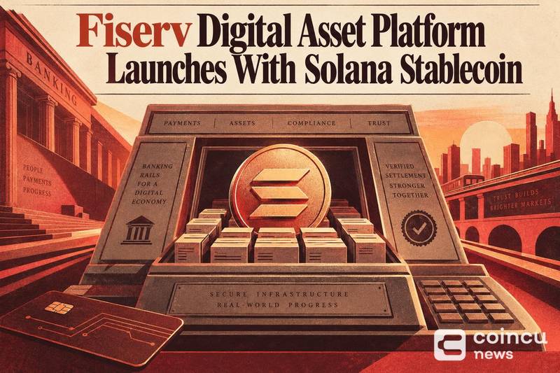 Fiserv Digital Asset Platform Launches With Solana Stablecoin