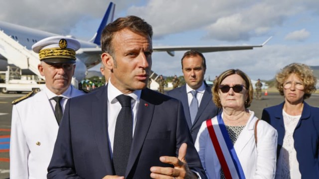 France's Macron visits riot-torn New Caledonia, says priority is return to calm