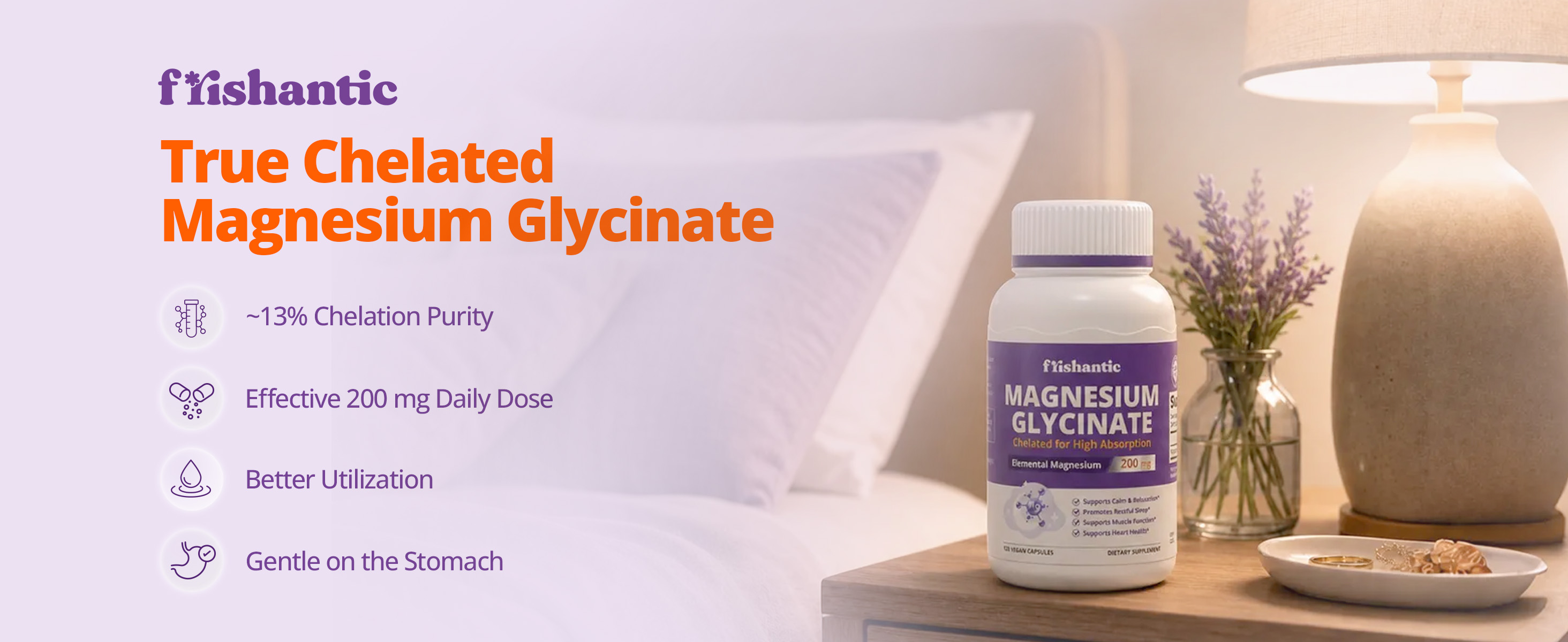 Frishantic Launches Chelated Magnesium Glycinate for Nighttime Calm and Daily Muscle Ease