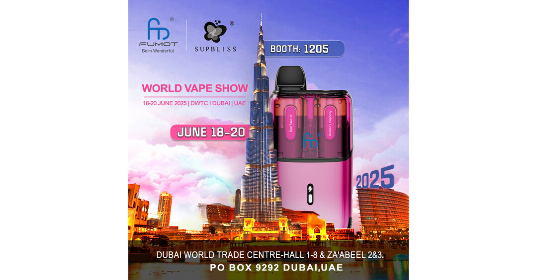 FUMOT dévoilera son pod double saveur Ultra T32000 au World Vape Show à Dubaï