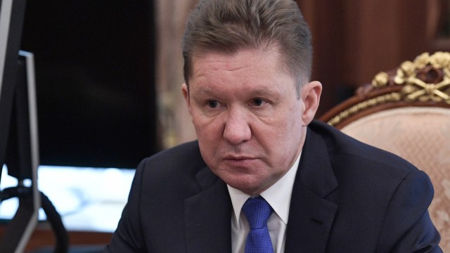 Foto von Gazprom CEO says gas price cap would lead to supply halt