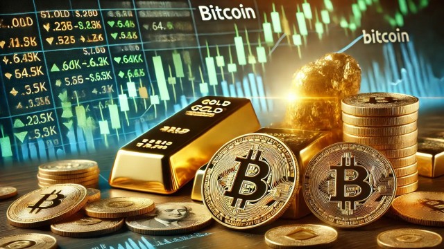 Gold extends record-setting rally, stocks see marginal gains while Bitcoin climbs above $64k