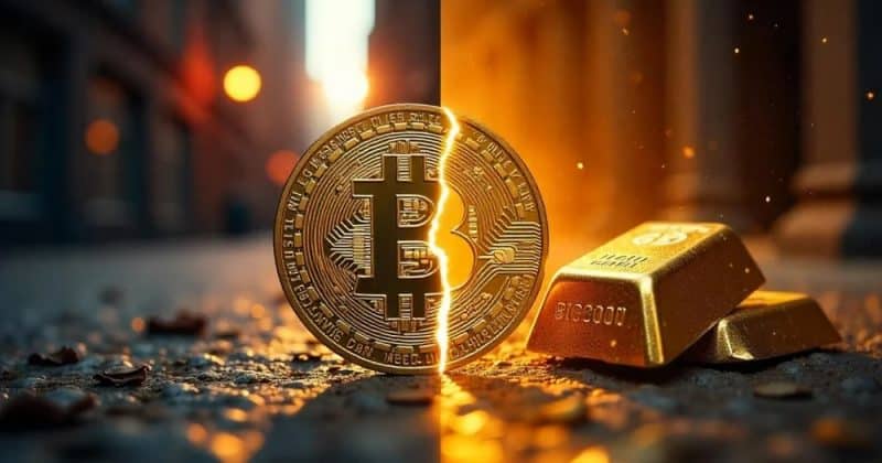 Gold falls over 2% as Middle East peace hopes fade, raising questions about Bitcoin's safe-haven role