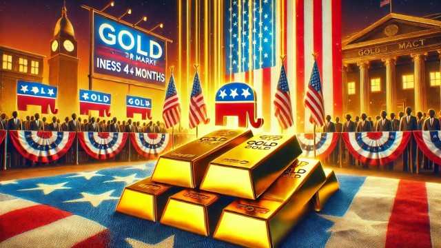 Gold heats up with U.S. presidential elections less than four months away