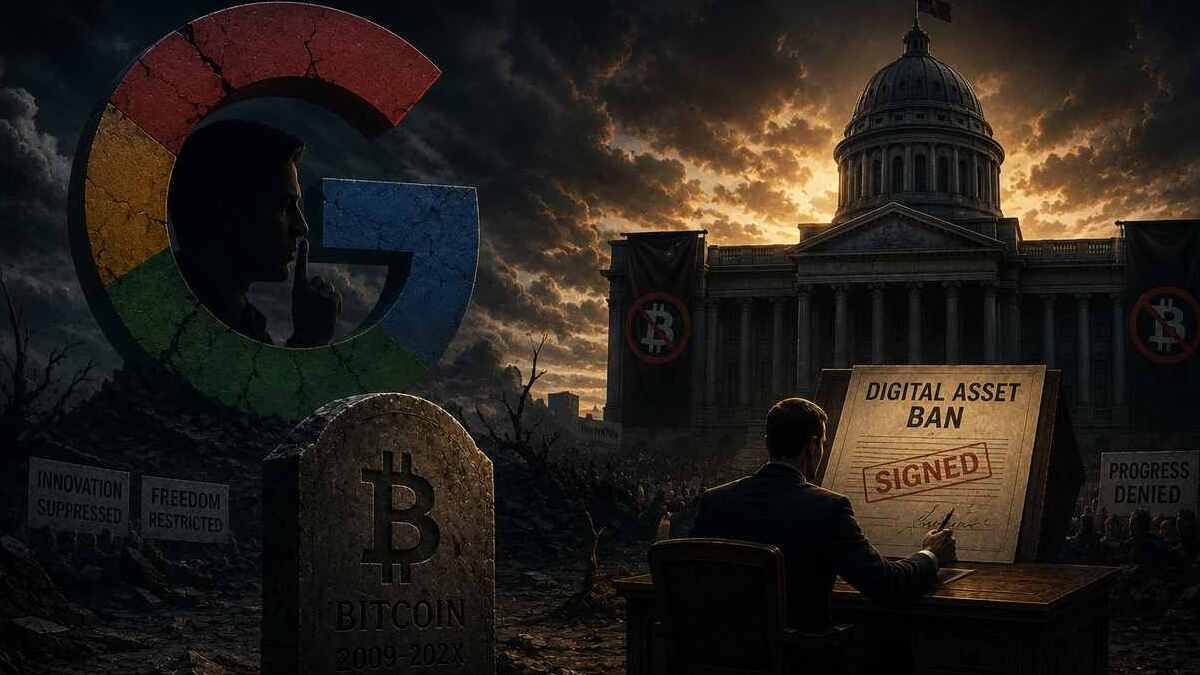 Google's Silence and the Government That Signed Bitcoin's Death Sentence