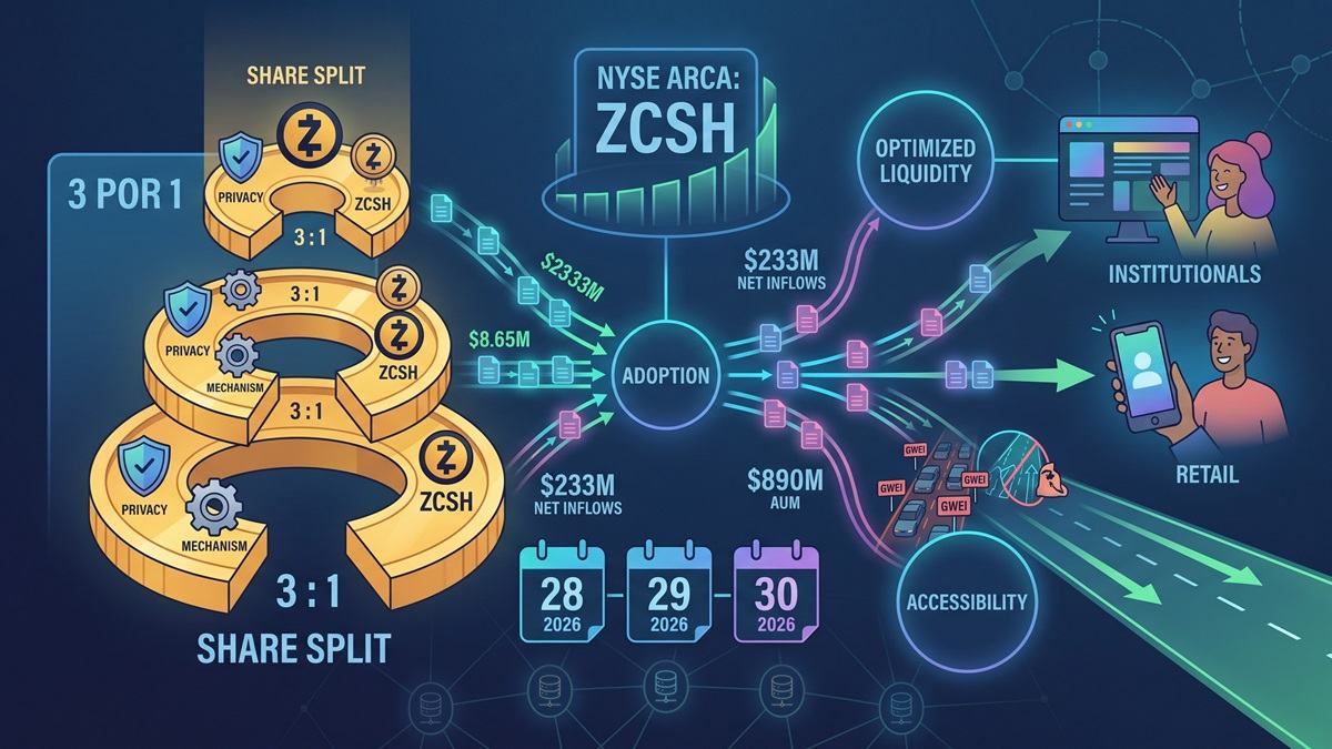 Grayscale Approves Rapid Share Split for Newly Launched Zcash ETF