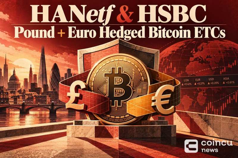 HANetf and HSBC Launch Pound- and Euro-Hedged Bitcoin ETCs