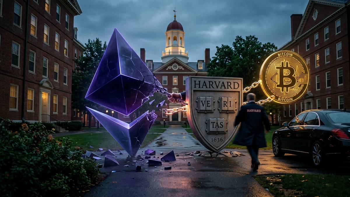 Harvard's $87M Ethereum Bet Lasted Only 90 Days Before a Full Exit