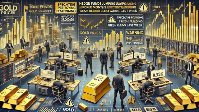 Hedge funds push gold prices to all-time highs, which is triggering some long liquidation