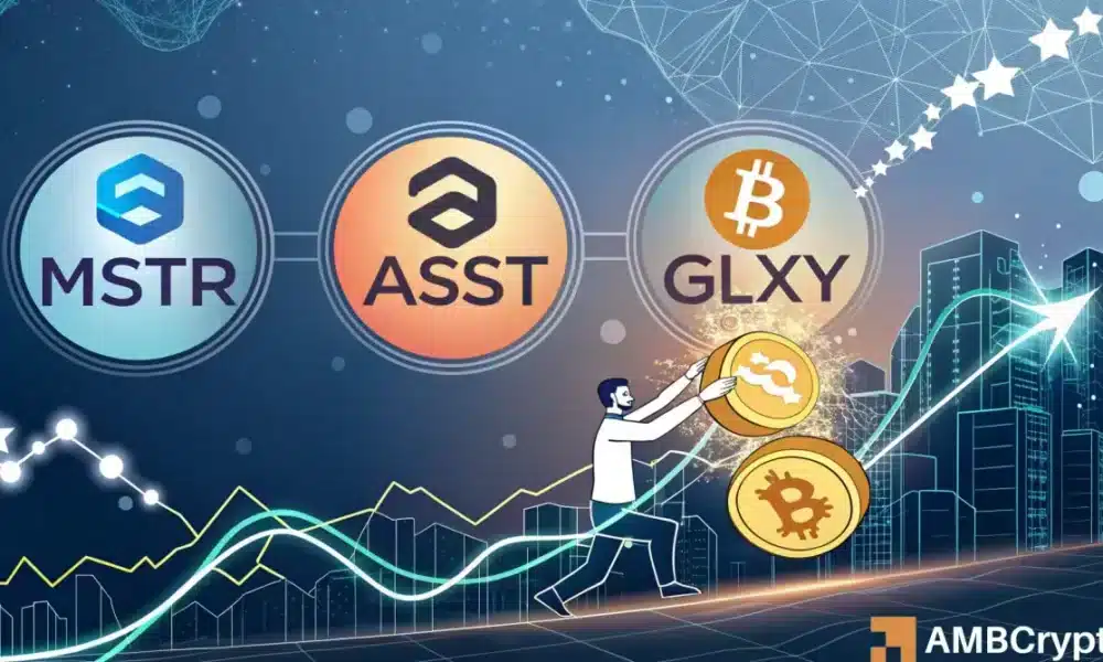 How $MSTR, $ASST, and $GLXY sparked a surge across Bitcoin treasury stocks
