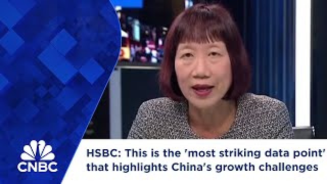 HSBC: This is the 'most striking data point' that highlights China's growth challenges