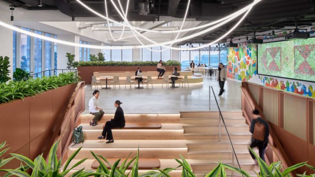 HSBC's new offices are coaxing hybrid workers into the office more frequently