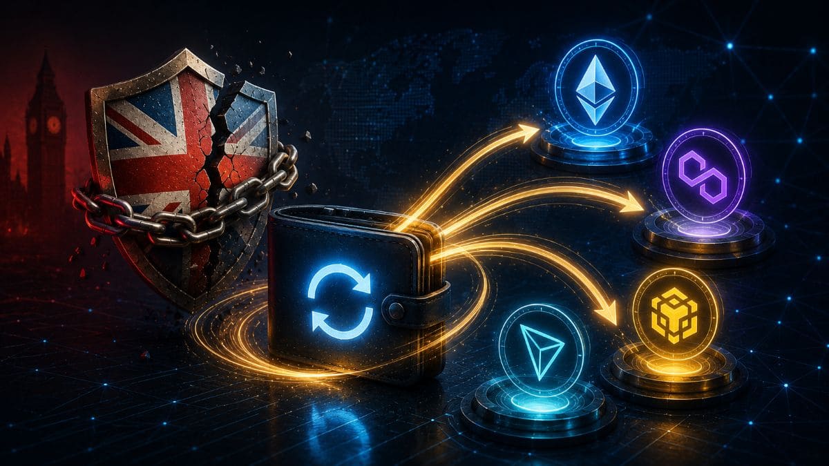 HTX Rotates Wallets Across Four Blockchains After UK Sanctions