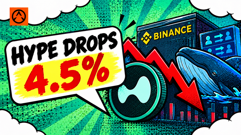HYPE Drops 4.5% After Binance Listing as Whales Move Tokens