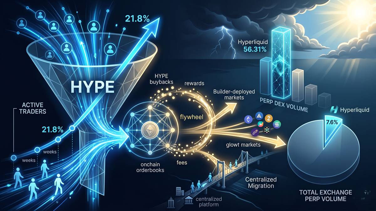 Hyperliquid Monthly Active Users Jump 21.8% to 220.8K in Just Five Weeks