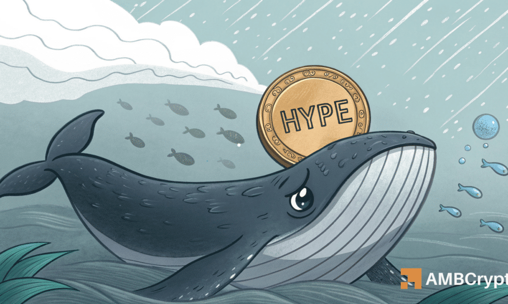 Hyperliquid whale battles $17mln loss as HYPE drops to $26 – Details!