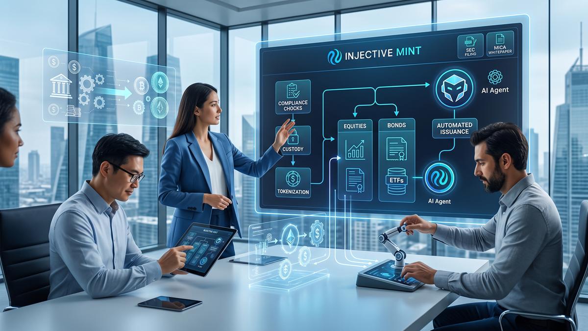 Injective Unveils Mint, Enabling Institutions and AI Agents to Issue Tokenized Assets