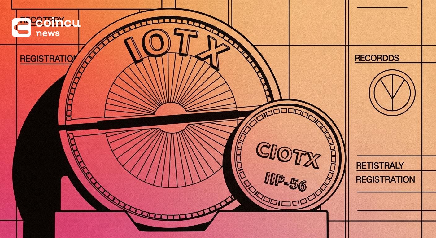 IOTX holds as IIP-56 verification sought for CIOTX