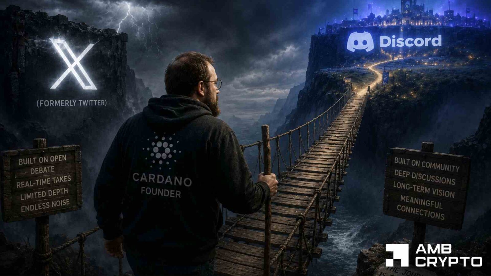 Is X hurting Cardano? Charles Hoskinson wants the community on Discord instead!
