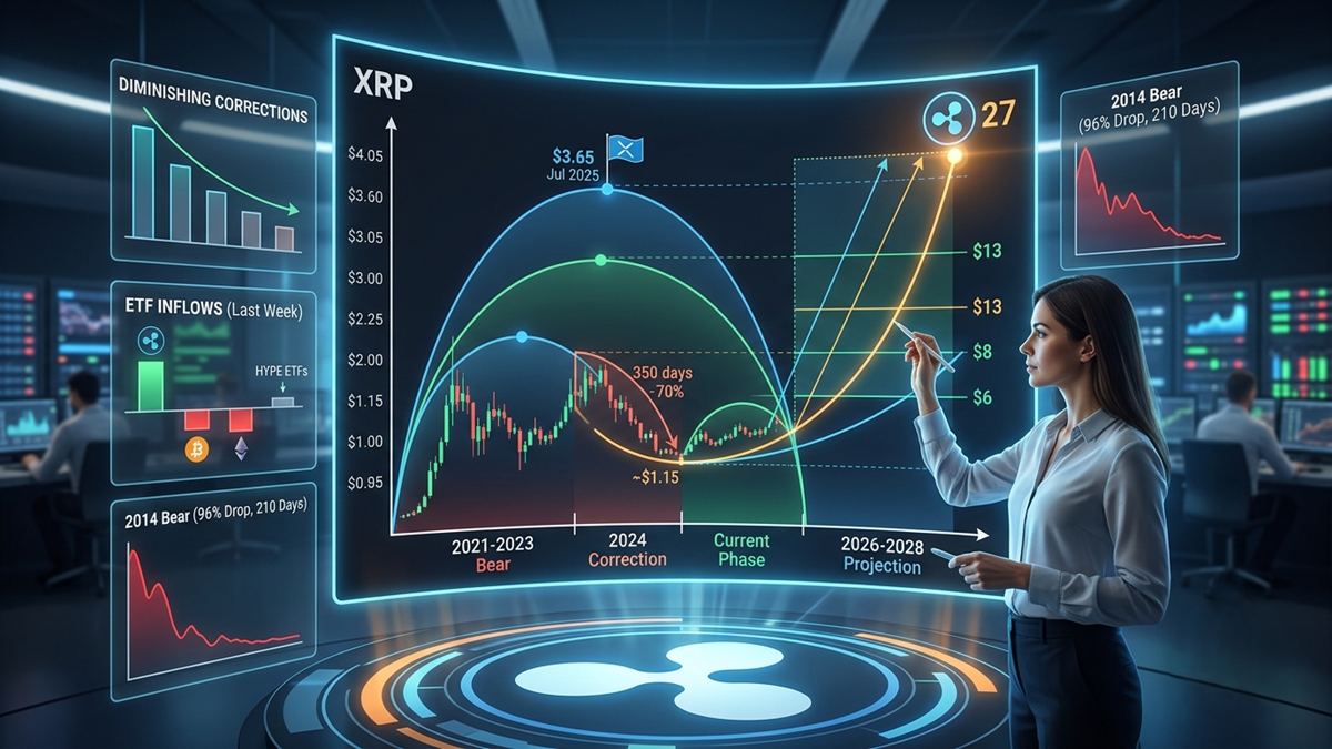 Is XRP Approaching Its Cycle Low? Analyst Maps Path Toward $27