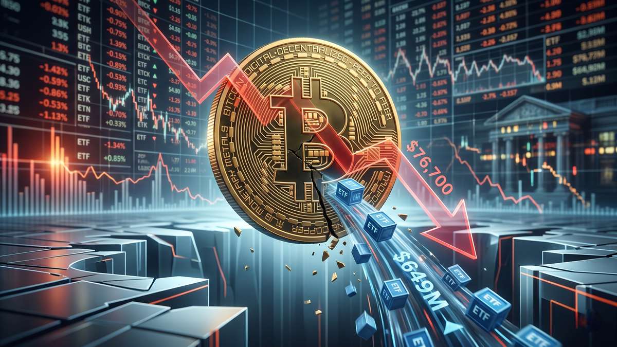 Kaiko: Bitcoin Pulls Back to $76.9K Amid Sharp ETF Outflows and Weak Spot Liquidity